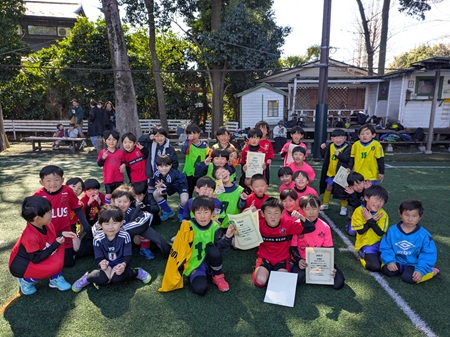 【全体写真】<BR><BR>もうすぐ1年生!サッカーを思いっきり楽しんでね1 Highslide JS